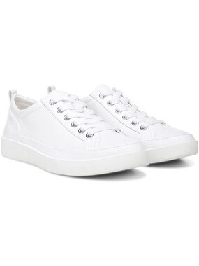 Vionic Winny White Low-Top Lace-Up Sneakers